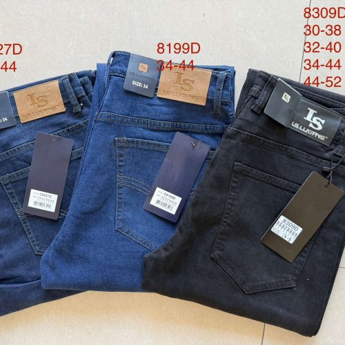 Джинсы God Baron (34-44) C8199D blue (деми) God Baron C8199D blue