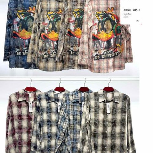 Рубашка Estima (XL-5XL) 705-3 blue-grey (деми) Estima 705-3 blue-grey