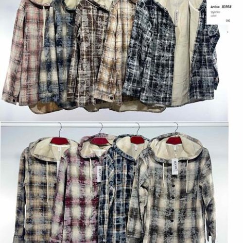 Рубашка Estima (M-2XL) 8193 grey (зима) Estima 8193 grey