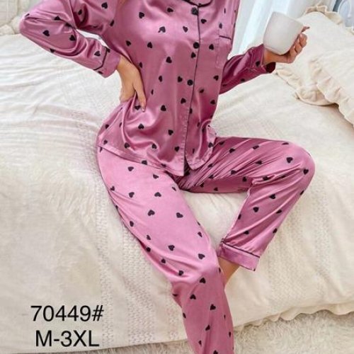 Пижама Estima (M-3XL) 70449 pink (деми) Estima 70449 pink