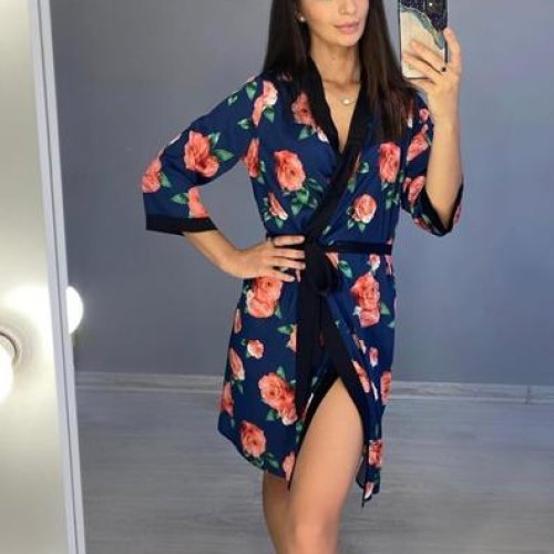 Халат Gull (42-48) 62-1 blue (деми) Gull 62-1 blue