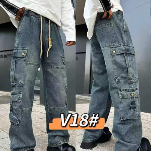 Джинсы Baron Jeans (M-3XL) V18 blue (деми) Baron Jeans V18 blue