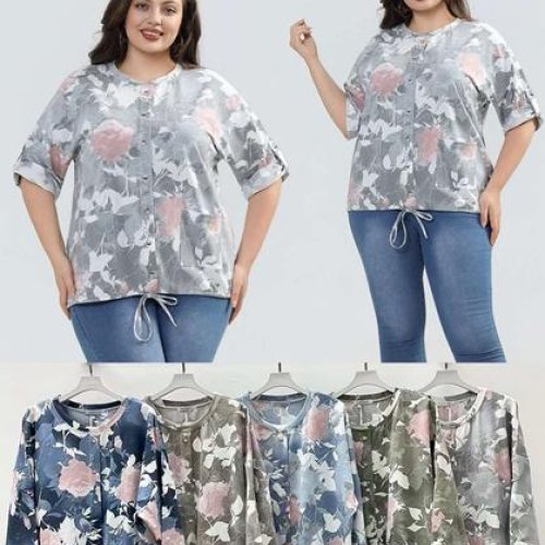 Свитер Estima (50-56) W7076 mix (деми) Estima W7076 mix