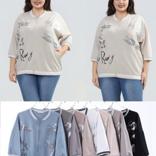 Кофта Estima (50-56) W7015 mix (деми) Estima W7015 mix