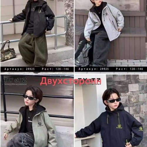 Куртка Major (128-146) 29925 black (деми) Major 29925 black