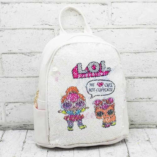 Рюкзак Luna-bag (25*20*12) A8276 white-pink (деми) Luna-bag A8276 white-pink