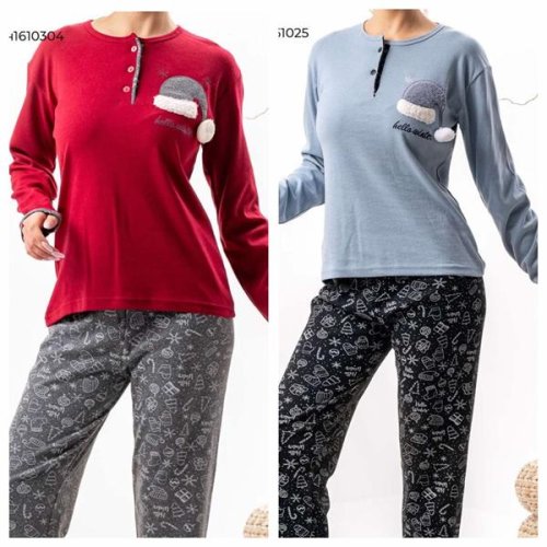 Пижама Vehuiah (S-XL) 161025 grey (зима) Vehuiah 161025 grey