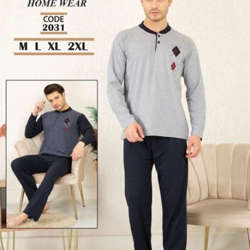 Пижама Vehuiah (M-2XL) 2031 d.grey (деми) Vehuiah 2031 d.grey