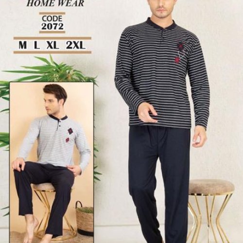 Пижама Vehuiah (M-2XL) 2072 black (деми) Vehuiah 2072 black