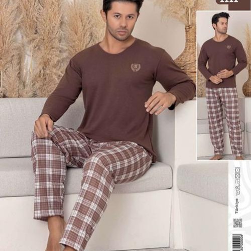 Пижама Vehuiah (XL-3XL) 2222 brown (деми) Vehuiah 2222 brown