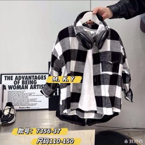 Рубашка Meloria (110-150) 7356 black (деми) Meloria 7356 black