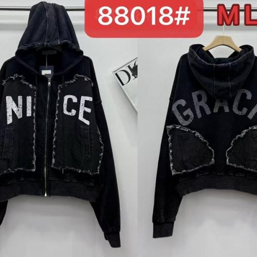 Кофта спорт Saint Wish (M-XL) 88018 black (деми) Saint Wish 88018 black