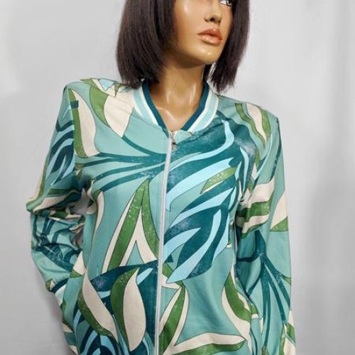 Кофта Style Nadezhda (52-62) 8085 green (деми) Style Nadezhda 8085 green