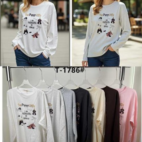 Свитер Style Nadezhda (one size) T1786 mix (деми) Style Nadezhda T1786 mix