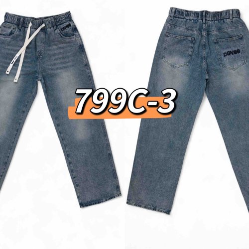 Джинсы God Baron (M-3XL) 799C-3 blue (деми) God Baron 799C-3 blue