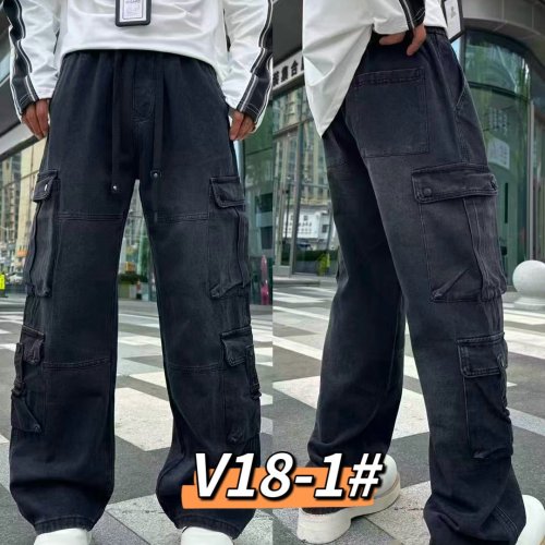 Джинсы God Baron (M-3XL) V18-1 black (деми) God Baron V18-1 black