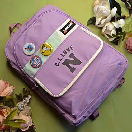 Рюкзак Luna-bag (30*43*16) 23-9 lilac (деми) Luna-bag 23-9 lilac