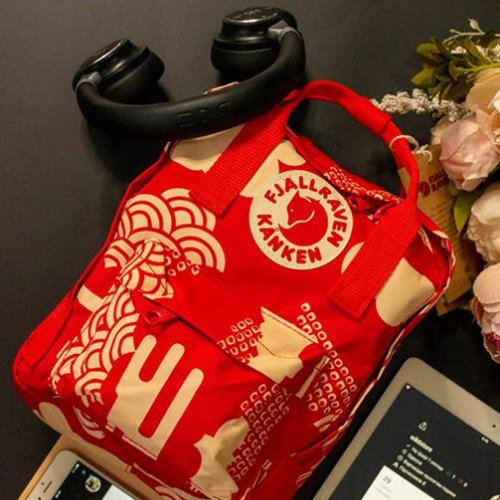 Рюкзак Luna-bag (27*21*10) 23610-7L red-beige (деми) Luna-bag 23610-7L red-beige