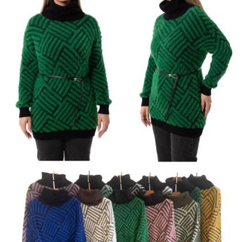 Туника Anne-Kiss me (3XL-4XL) A5196 mix (зима) Anne-Kiss me A5196 mix