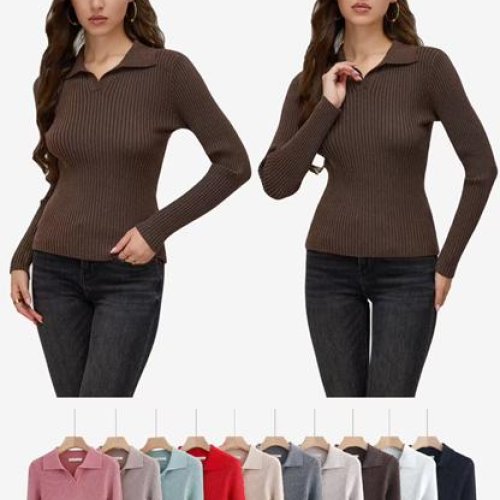 Свитер Anne-Kiss me (2XL-4XL) A5620 mix (деми) Anne-Kiss me A5620 mix