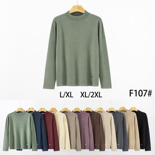 Свитер Anne-Kiss me (L-2XL) F107 mix (деми) Anne-Kiss me F107 mix