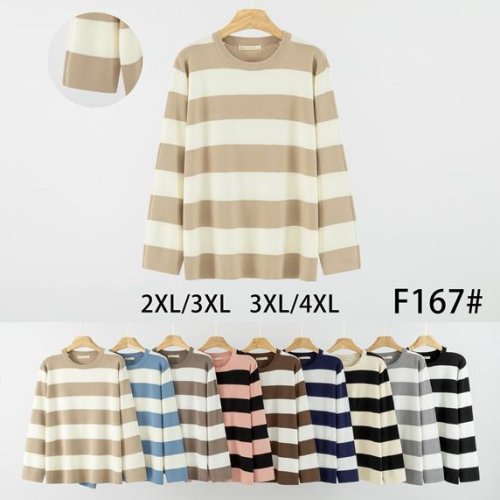 Свитер Anne-Kiss me (2XL-4XL) F167 mix (деми) Anne-Kiss me F167 mix