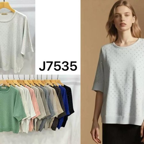 Американка Anne-Kiss me (XL-3XL) J7535 mix (деми) Anne-Kiss me J7535 mix