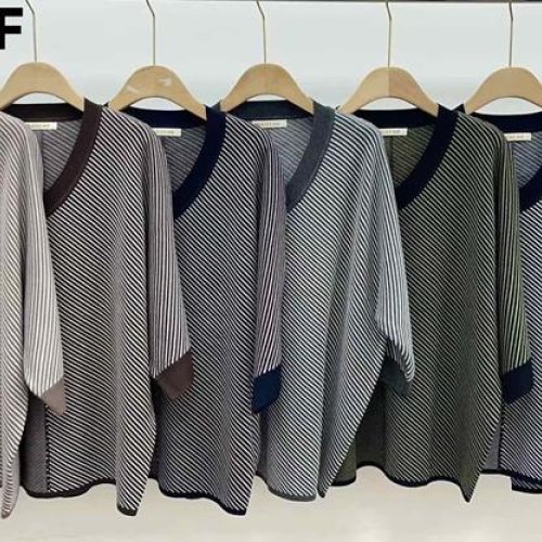 Свитер Anne-Kiss me (XL-3XL) K893F mix (деми) Anne-Kiss me K893F mix