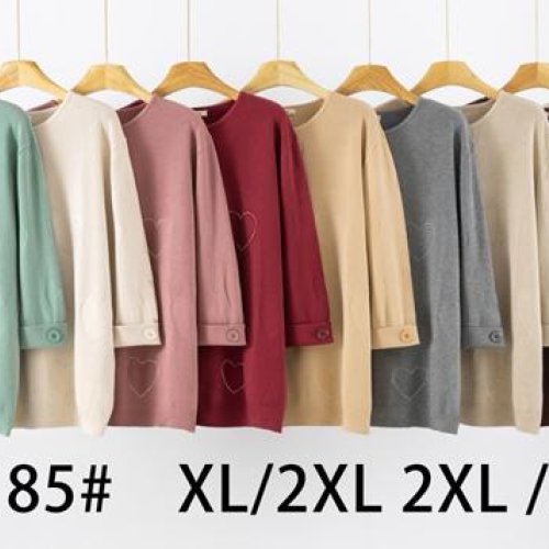 Свитер Anne-Kiss me (XL-3XL) Q2185 mix (деми) Anne-Kiss me Q2185 mix