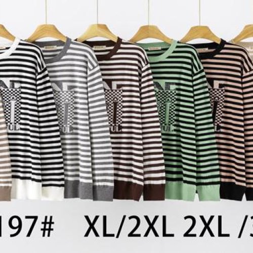 Свитер Anne-Kiss me (XL-3XL) Q2197 mix (деми) Anne-Kiss me Q2197 mix