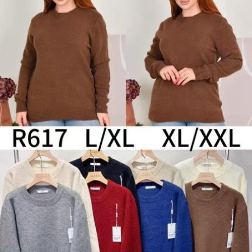 Свитер Anne-Kiss me (L-2XL) R617 mix (зима) Anne-Kiss me R617 mix