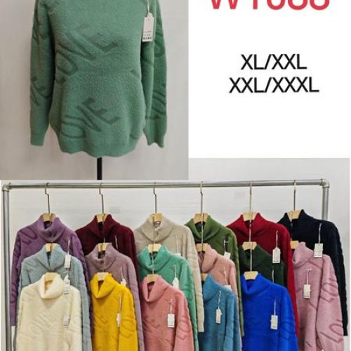 Свитер Anne-Kiss me (XL-3XL) W1088 mix (зима) Anne-Kiss me W1088 mix