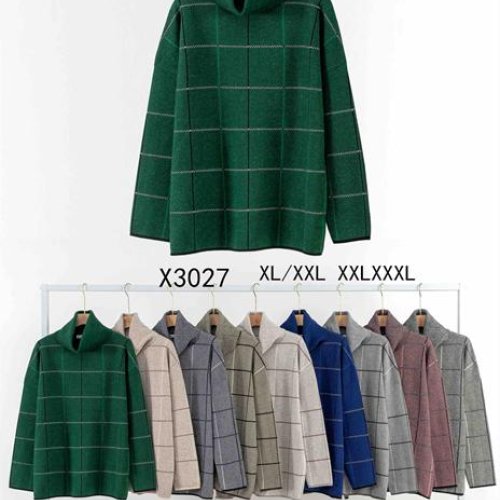 Свитер Anne-Kiss me (XL-3XL) X3027 mix (зима) Anne-Kiss me X3027 mix