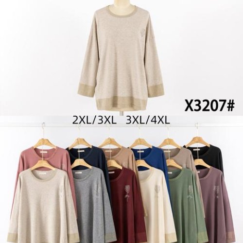 Свитер Anne-Kiss me (2XL-4XL) X3207 mix (деми) Anne-Kiss me X3207 mix