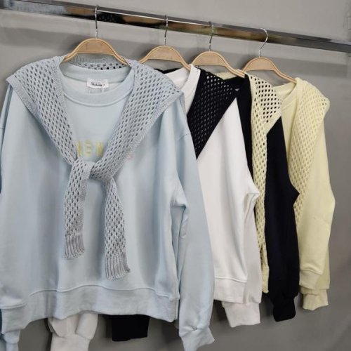 Свитер Style Nadezhda (one size) 1308-4 l.blue (деми) Style Nadezhda 1308-4 l.blue