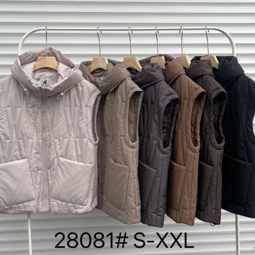 Жилетка Style Nadezhda (S-2XL) 28081 d.beige (деми) Style Nadezhda 28081 d.beige