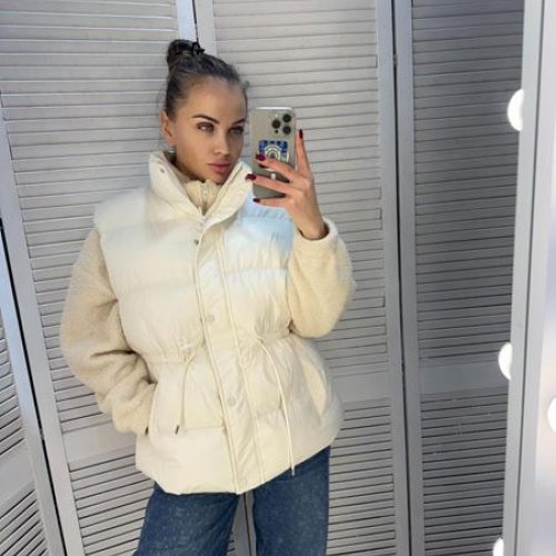 Жилетка Style Nadezhda (S-L) 8036 l.beige (деми) Style Nadezhda 8036 l.beige