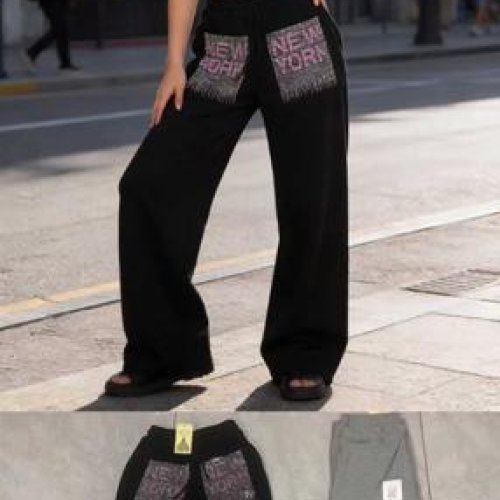 Штаны спорт Style Nadezhda (44-50) K5103 black (деми) Style Nadezhda K5103 black