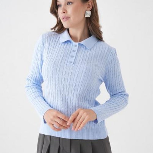 Свитер Style Nadezhda (one size) SN93 l.blue (деми) Style Nadezhda SN93 l.blue