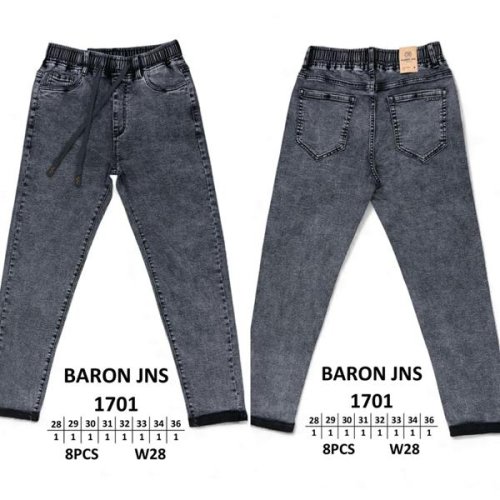Джинсы God Baron (28-36) 1701 black (деми) God Baron 1701 black