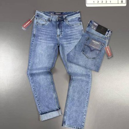 Джинсы God Baron (32-38) F6002-M blue (деми) God Baron F6002-M blue