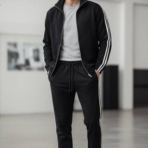 Костюм спорт Little Secret (M-2XL) K1003 black (деми) Little Secret K1003 black