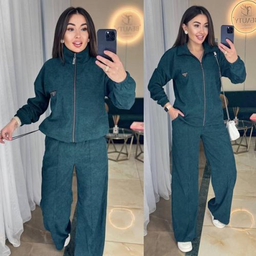 Костюм спорт Alisa Brand (42-52) 216 green (деми) Alisa Brand 216 green