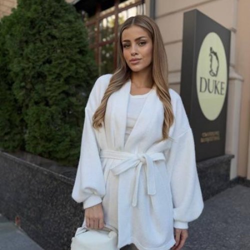 Кардиган Alisa Brand (S-XL) SV662 white (деми) Alisa Brand SV662 white