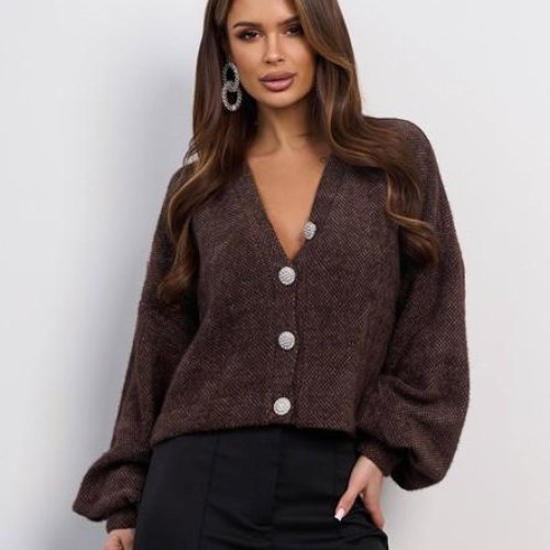 Кардиган Alisa Brand (S-L) SV692 brown (деми) Alisa Brand SV692 brown