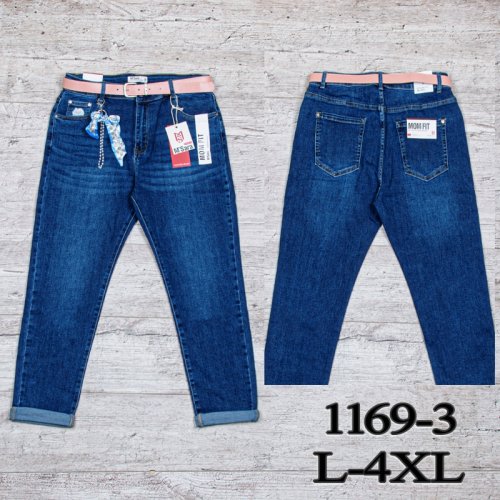 Джинсы UNO2 (L-4XL) 1169-3 (деми) UNO2 1169-3