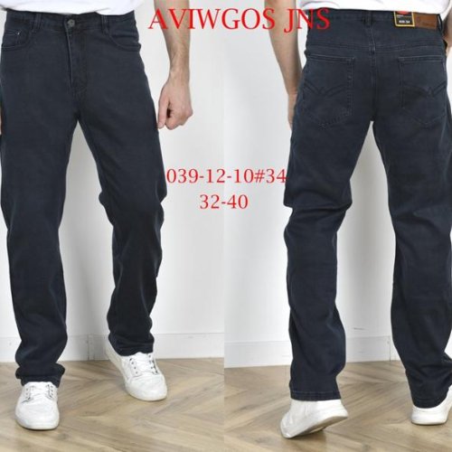 Джинсы Vingvgs (32-40) 039-12-10 d.grey (деми) Vingvgs 039-12-10 d.grey