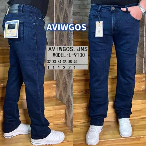 Джинсы Vingvgs (32-40) L9130 blue (деми) Vingvgs L9130 blue