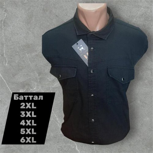 Рубашка Mary Poppins (2XL-6XL) 7002 black (деми) Mary Poppins 7002 black