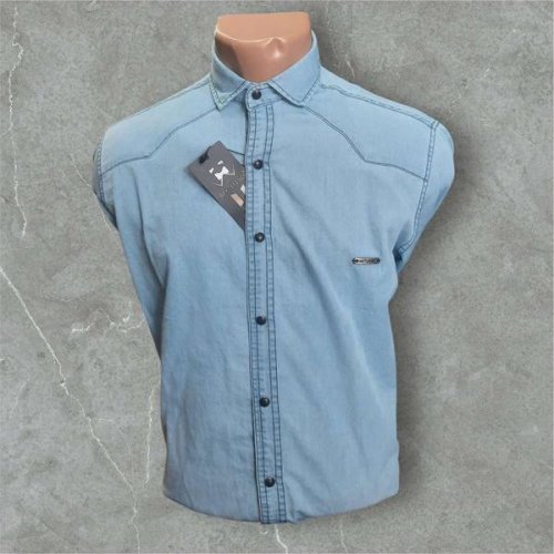 Рубашка Mary Poppins (S-2XL) 7008 l.blue (деми) Mary Poppins 7008 l.blue